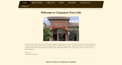 Desktop Screenshot of cinnamontreecafe.com