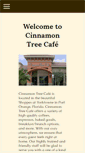 Mobile Screenshot of cinnamontreecafe.com
